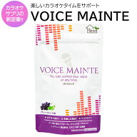 カラオケ サプリ 高音 喉ケア リンゴ酸 マグネシウム テアニン プロポリス 乳酸菌 VOICE MAINTE （ボイス…