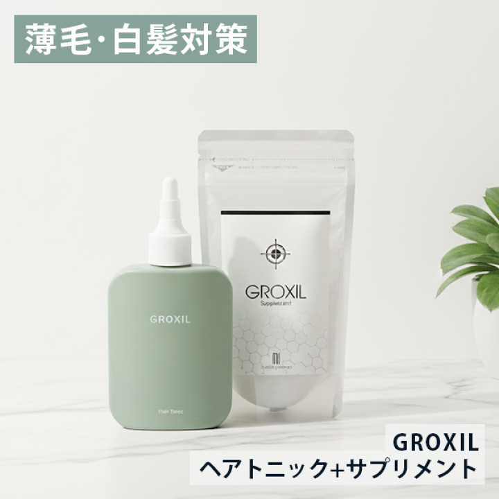 楽天市場】育毛サプリ フィナステリド ノコギリヤシ GROXIL