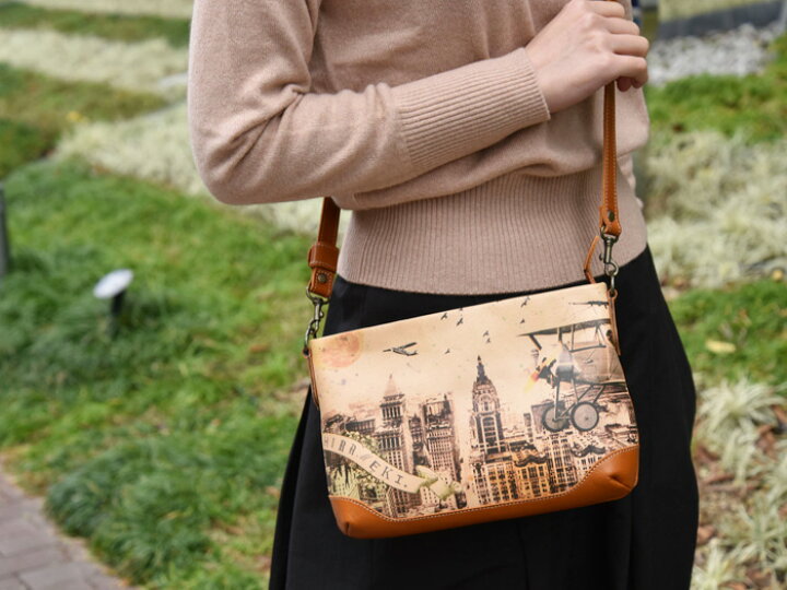 楽天市場】【ポシェット ショルダーバッグ】アート レザーバッグ  