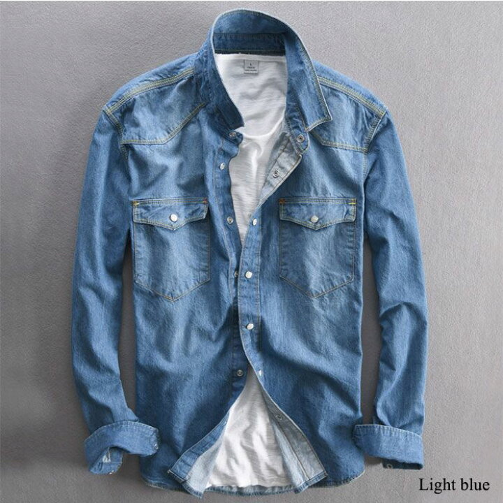 楽天市場】デニムジャケット デニム デニムシャツ メンズ ジャケット 