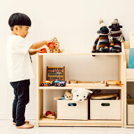 おもちゃ棚 収納 ヒノキ 日本製 おしゃれ ラック スリム モンテ棚 幼稚園 コンパクト おもちゃ収納 おも…
