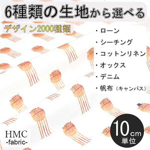 【10cm単位:送料無料】 生地 布 オーダープリント布 ( シーチング or オックス ) / fab-cm00064