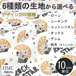 【10cm単位:送料無料】 生地 布 オーダープリント布 ( シーチング or オックス ) / fab-cm00410