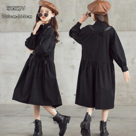 楽天市場 黒ワンピース160の通販