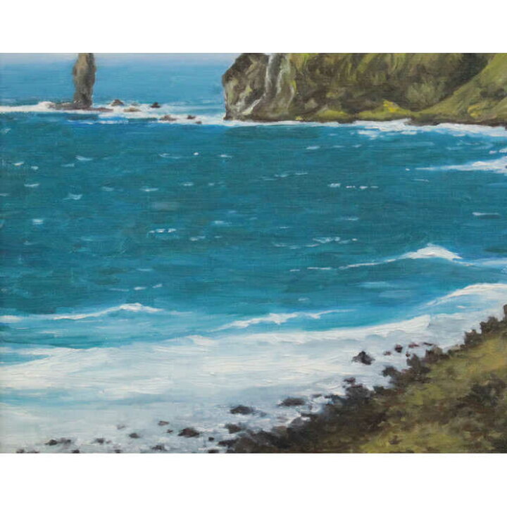 楽天市場】絵画 下山正八 油絵・油彩画 『積丹半島 神威岬』 岩 崖 海 
