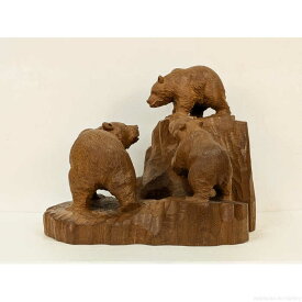 平塚賢智 木彫り 『熊』