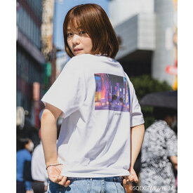【ARTIMATION×すばらしきこのせかい】 Shibuya Neon Tシャツ　アニメプリント　 プリントTシャツ メンズ レディース　ユニセックス　ブランド おしゃれ　人気　ストリート　カジュアル