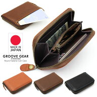 GROOVE GEAR 財布 メンズ レディース ラウンドファスナー 小さい財布 ミニ財布 小銭入れ コインケース 牛…