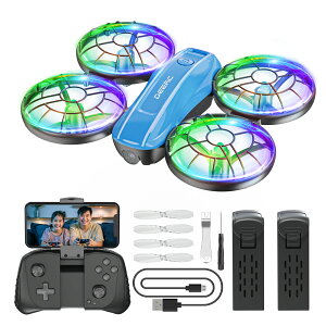 �h���[�� �J�����t�� 100g���� Holyton ���^ �\���s�v �����LED���C�g 1080P�J���� �q������ �S�ی�v���y���K�[�h �W�F�X�`���[�B�e �O�Ք�s �����Ή� ���S�� 2.4GHz ���[�h1/2���R�]���� �j�̎q 