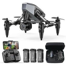 ドローン カメラ付き 100g未満 WeFone 申請不要 子供向け 1080P FPVカメラ 小型 バッテリー3個 21分操作時間 収納ケース付き 室内 ジェスチャー撮影 オプティカルフロー 軌跡飛行 2.4GHz 初心者向け 小学生 プレゼント 国内認証済み WF10