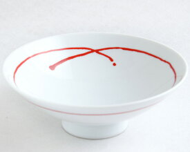 白山陶器 平茶碗 AB-9 Designed by 森正洋波佐見焼 茶碗 赤 白 ギフト 結婚祝い 内祝い 年末年始 お正月