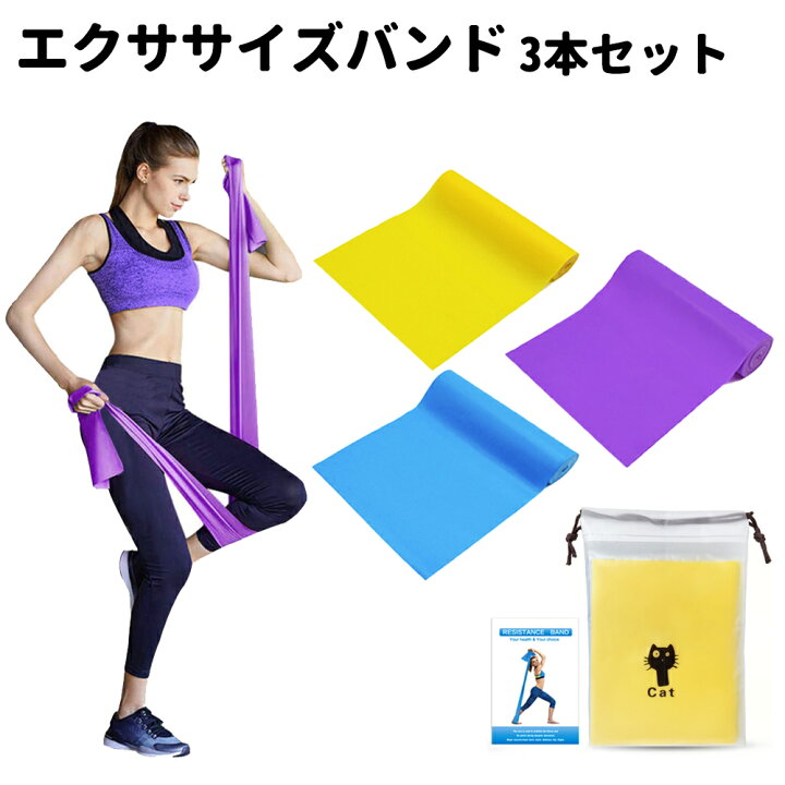 楽天市場】エクササイズバンド トレーニングチューブ 筋トレ チューブ