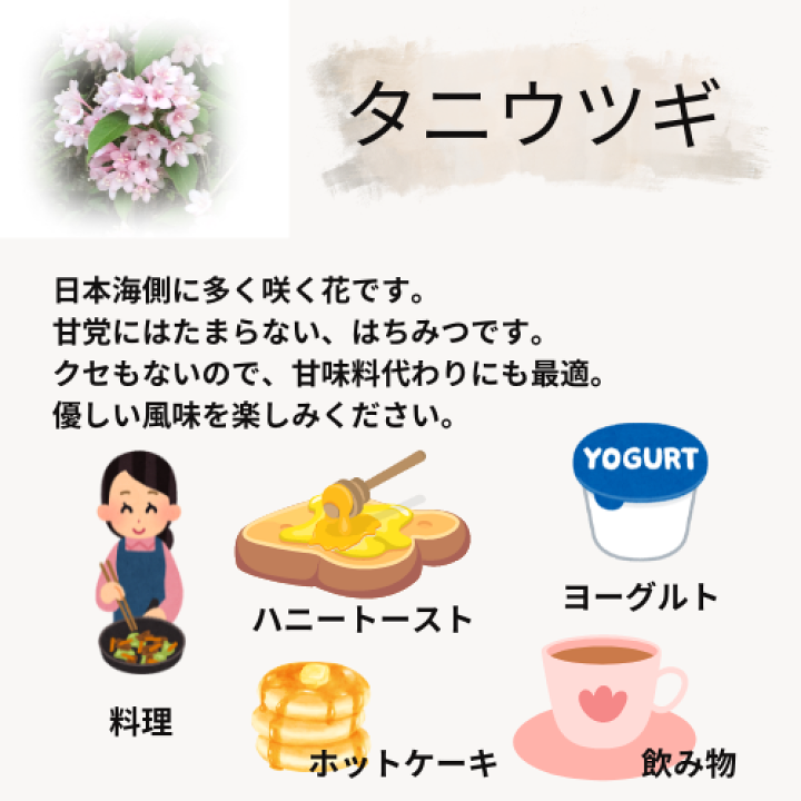 楽天市場】国産はちみつ 80g アカシア 藤 柿 タニウツギ そば 山桜