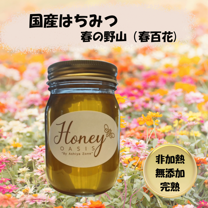 蜂蜜 日本蜜蜂の蜂蜜 熟成蜜、奥山の蜜、花粉入り蜜 はちみつ