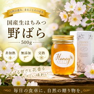 【楽天1位】 2026年新蜜入荷 国産野ばら蜂蜜 はちみつ 国産 500g ギフト 生はちみつ 野ばら ハニー 天然…