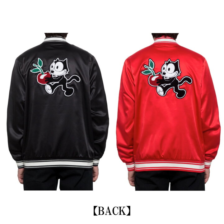 楽天市場】HUF ハフ FELIX SATIN JACKET ハフ フェリックス 