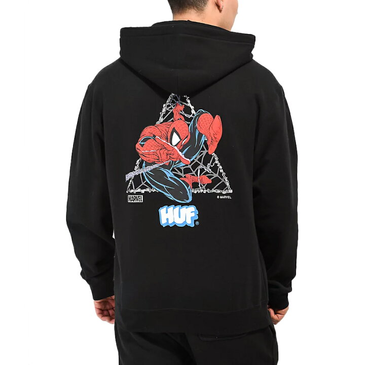 楽天市場】HUF X SPIDERMAN ハフ スパイダーマン コラボ パーカー プル 