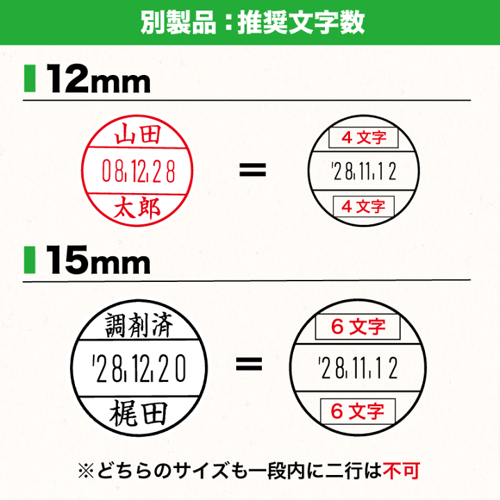楽天市場】サンビー プチコールPRO 12号(12mm) 15号(15mm) インク付き