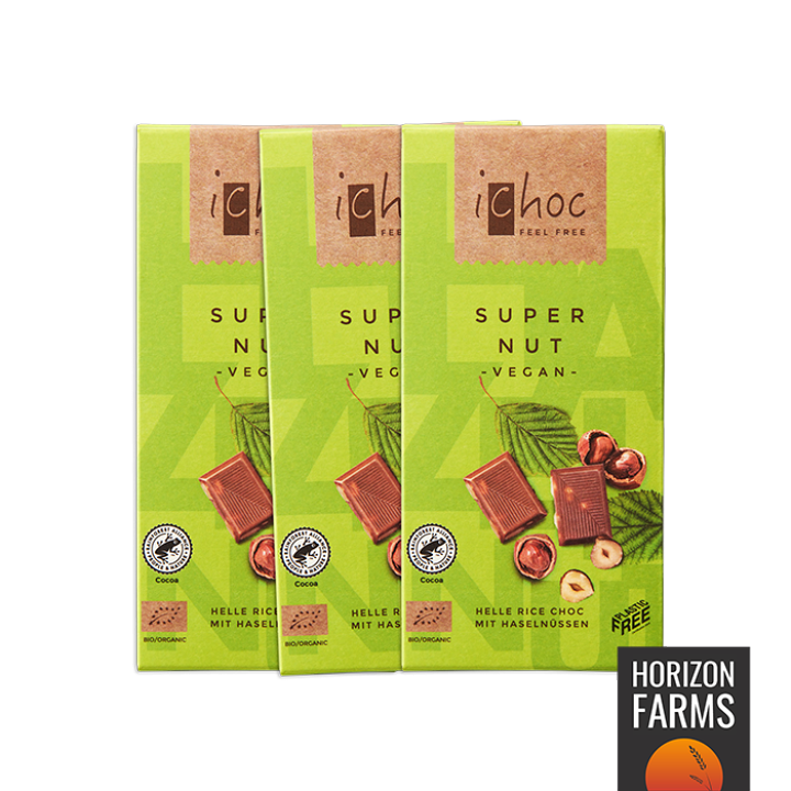 楽天市場 有機 Jas オーガニック フェアトレード チョコレート スーパーナッツ 240g ヘーゼルナッツ 入り ビオ チョコ Ichoc ナッツ入り ドイツ おしゃれ ムソー 贈り物 乳製品不使用 お菓子 ビーガン ヴィーガン ベジタリアン Utz 認証 バレンタイン Horizon Farms