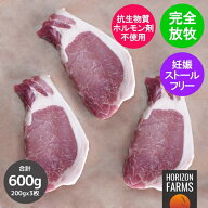 北海道 放牧豚 ロース ステーキ 200g x 3枚 合計 600g フリーレンジ ポーク 国産 高品質 豚肉 放牧 北海…
