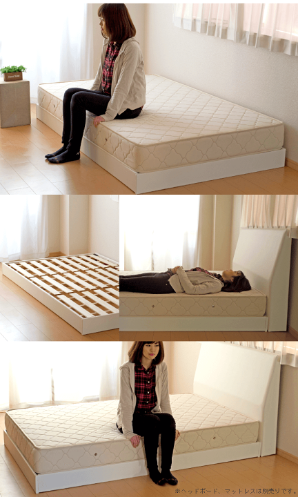 楽天市場】【5000円OFFクーポン】 ベッドフレーム ダブル すのこ仕様