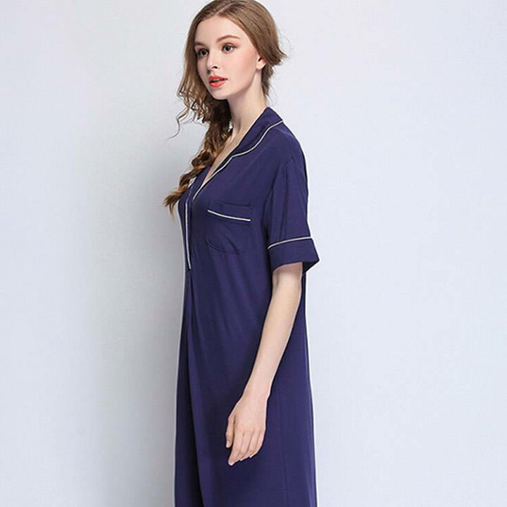 半袖 マタニティパジャマ パジャマ 可愛い おしゃれ やわらかい肌触り モダール100 部屋着 授乳服 上下セット 天然素材 モダール ルームウェア