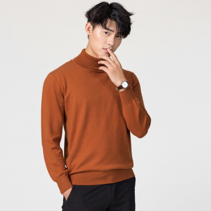 楽天市場 タートルネック セーター ニットトップス メンズ 無地 ベーシック ニット トップス ニットセーター 長袖 薄手 インナーニット オシャレ ゆる ハイネック カジュアル 柔らかい 大きいサイズ Atic