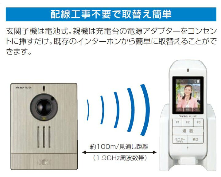 楽天市場】【LINE追加で限定クーポン】 アイホン ドアホン WL-11 