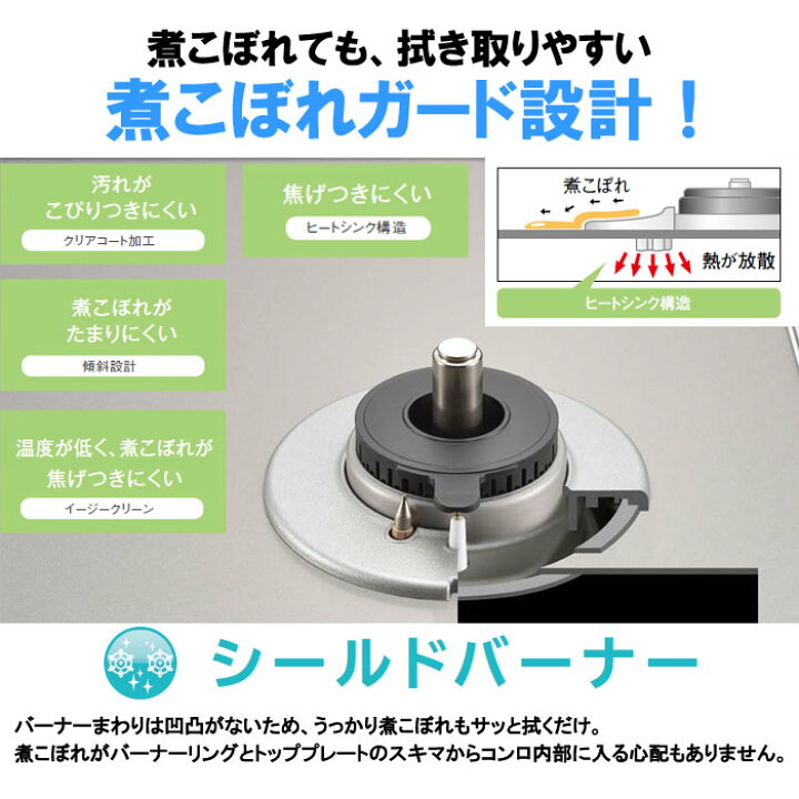 楽天市場】【LINE追加で最大2000円OFF】 ガスコンロ リンナイ ガス  