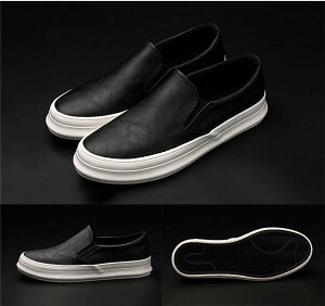 スニーカー レザースニーカー スリッポン メンズ 疲れない 歩きやすい 蒸れない スニーカー メンズ ブランド お洒落 軽量 幅広 3E EEE PUレザー カジュアルシューズ メンズファッション 春 夏