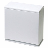 ワンプッシュで開閉する横型デザインのゴミ箱！ イデアコ（ideaco） TUBELOR kitchenflap チューブラーキッチンフラップ ホワイト