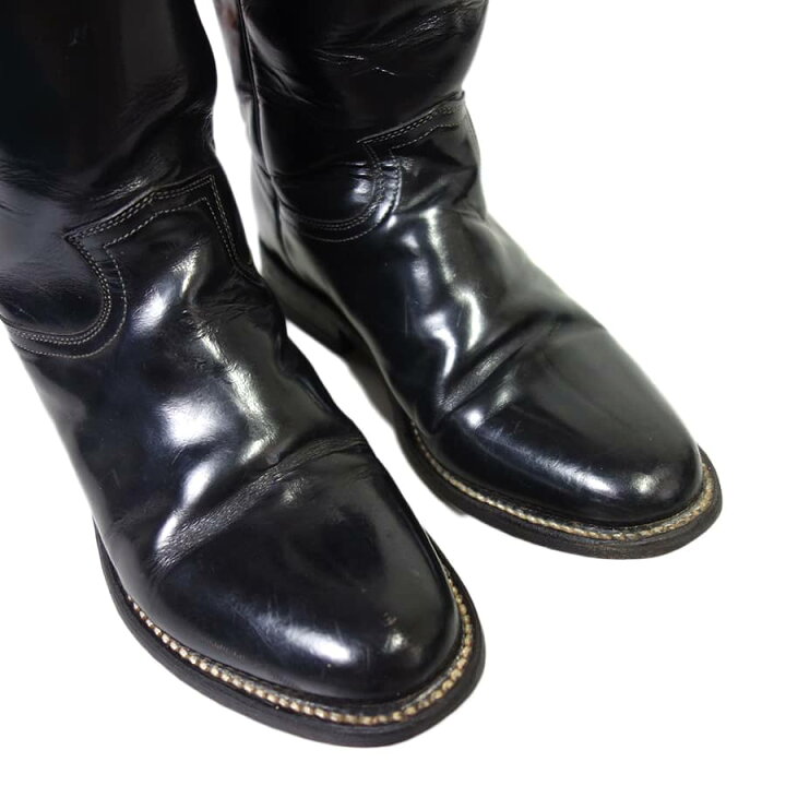 楽天市場】【中古】RioGrande レザーブーツ 黒色 ローパーブーツ 