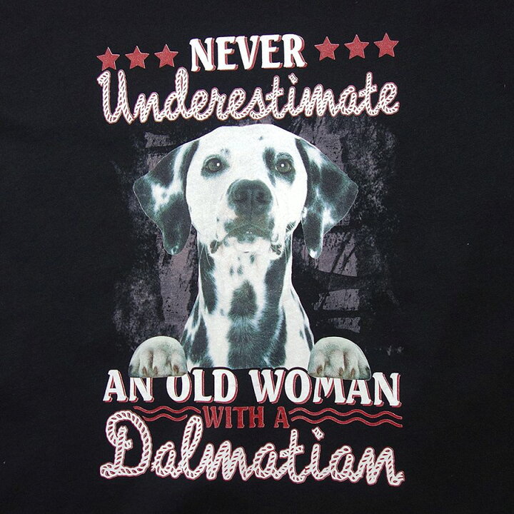 楽天市場】新品 NEXT LEVEL 犬 プリントTシャツ ダルメシアン 黒  