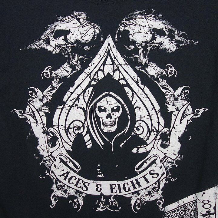 楽天市場 新品 Tシャツ プロレスラー プリントtシャツ 黒 半袖 メンズ Sサイズ エイシズ アンド エイツ トップス ティーシャツ プロレス デッドストック スカル 死神 トランプ 異国屋 異国屋
