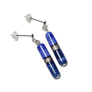 プラチナを焼付けた伊万里焼おしゃれピアス K14WG。【工房限定オリジナル商品】外国人お土産やプレゼントに最高!【楽ギフ_包装選択】【楽ギフ_メッセ入力】★送料無料