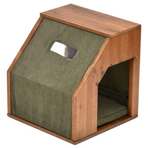 【クーポン配布中】【レビューで交換カバー】 ペットハウス 木製 犬 犬用 ペットベッド 室内 室内用 犬小屋 屋根付き ドーム 洗えるカバー おしゃれ ヴィンテージ 猫 猫用 組み合わせ 交換
