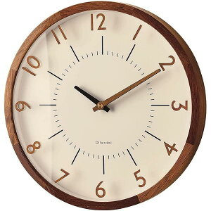 【クーポン配布中】掛け時計 電波時計 壁掛け時計 電波 おしゃれ 北欧 時計 壁掛け Oland オラント CL-3350 木製 ナチュラル ウォールクロック かわいい ヴィンテージ ミッドセンチュリー 子供