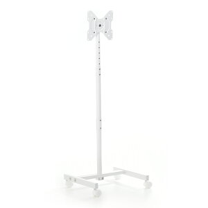 キャスター付テレビスタンド 90度回転 チルト機能 高さ調節3段階 キャスター付きテレビスタンド Allow(アロウ) 幅48cm 奥行43cm 高さ133cm テレビフロアスタンド テレビ設置台 モニタースタンド