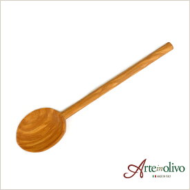 [Arteinolivo] オリーブウッドのクッキングスプーン(25cm)