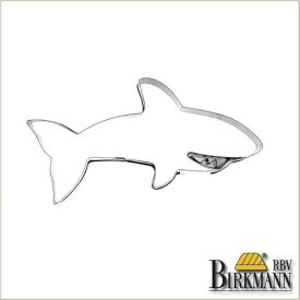 【BIRKMANN/ビルクマン】クッキー型（サメ型、鮫、シャーク、フィッシュ・5×9.5cm）