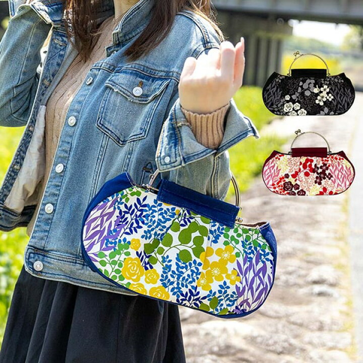 楽天市場】亥之吉 ギャザーベンリーがま口 かだん 花壇 2WAY がま口 