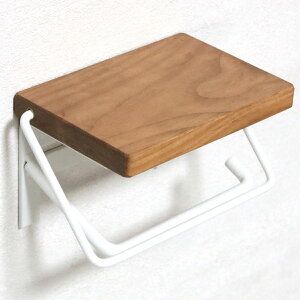 トイレットペーパーホルダー おしゃれ シングル ウッド 無垢 天然木 ブラウン トイレットペーパー トイレ TPH-14 天然木 業務用 完成品 北欧 アンティーク アイアン 収納 ラック ナチュラル 木