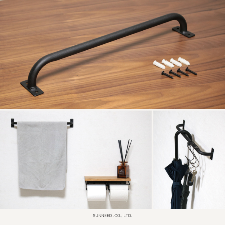 楽天市場】タオルハンガー アイアン TH-40 幅40 タオル掛け タオル