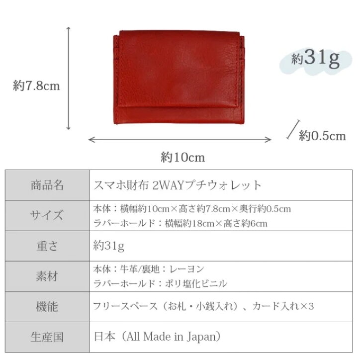 楽天市場】スマホ財布 スマホ 財布 2WAY ウォレット スマホケース 