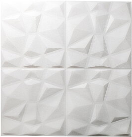 ISL ウォールステッカー ダイヤモンド(アルミ仕様) 3Dクッション壁紙 70cm×70cm