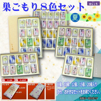 巣ごもり8種詰合せギフトセット18個入り/飯田の老舗和菓子屋の和風スイーツギフト銘菓スイーツお取り寄せお中元父の日お盆プレゼントいと忠巣ごもり