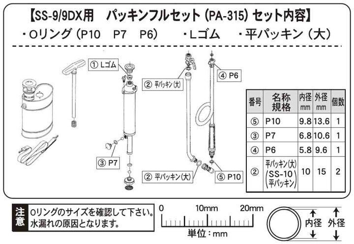 待望 噴霧器 パッキン Discoversvg Com