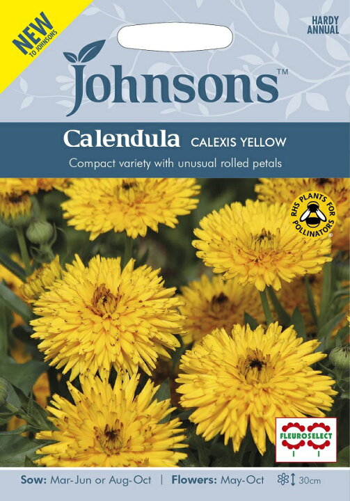 楽天市場 種子 Johnsons Seeds Calendula Calexis Yellow カレンデュラ キンセンカ カレキシス イエロー ジョンソンズシード Ivy