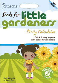 【種子】Johnsons Seeds little gardeners Pretty Calendulas リトル ガーデナーズ プリティー カレンデュラ ジョンソンズシード