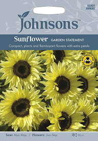 【種子】Johnsons Seeds Sunflower GARDEN STATEMENT サンフラワー（ひまわり） ガーデン・ステートメント ジョンソンズシード